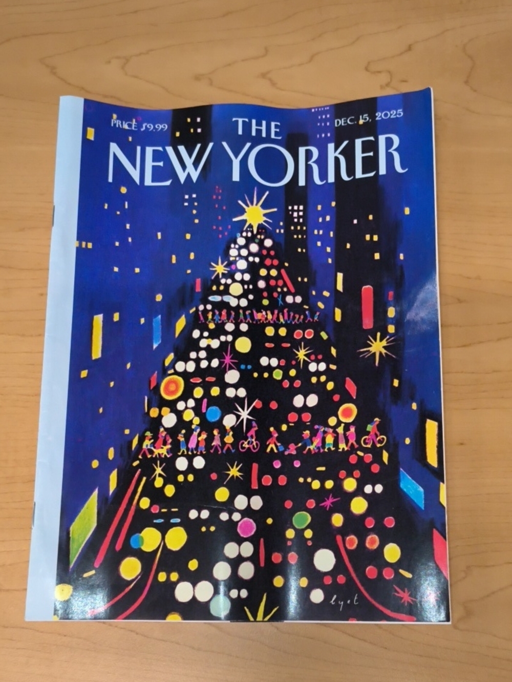 THE NEW YORKER Dec. 15, 2025 "Christmas Avenue" Pierre Lyet Going Dutch HBO